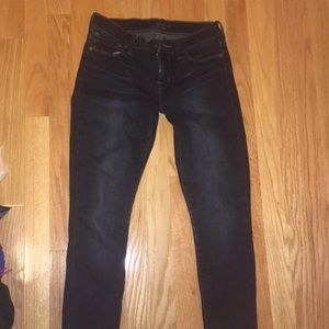 lucky brand dark wash skinny jeans